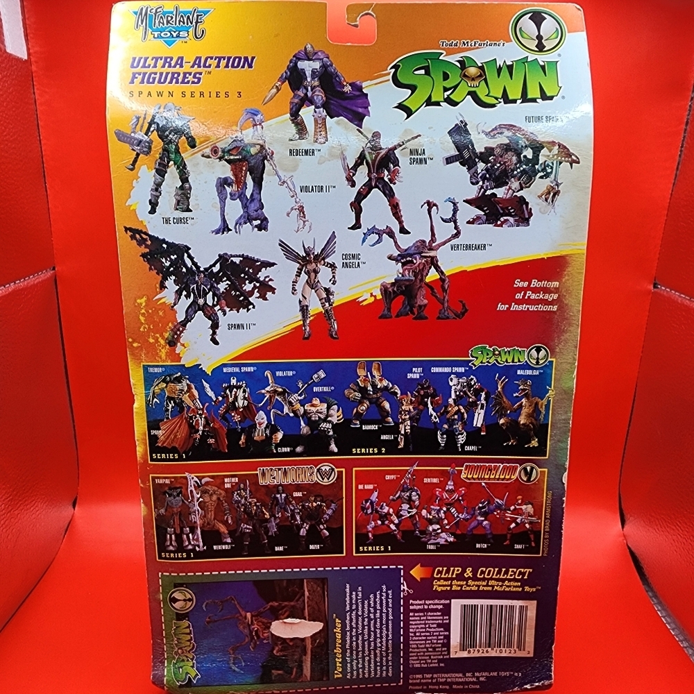 Spawn Deluxe Edition Todd McFarlane's Toys 1995 Vertebreaker Action Figure - Picture 3 of 4
